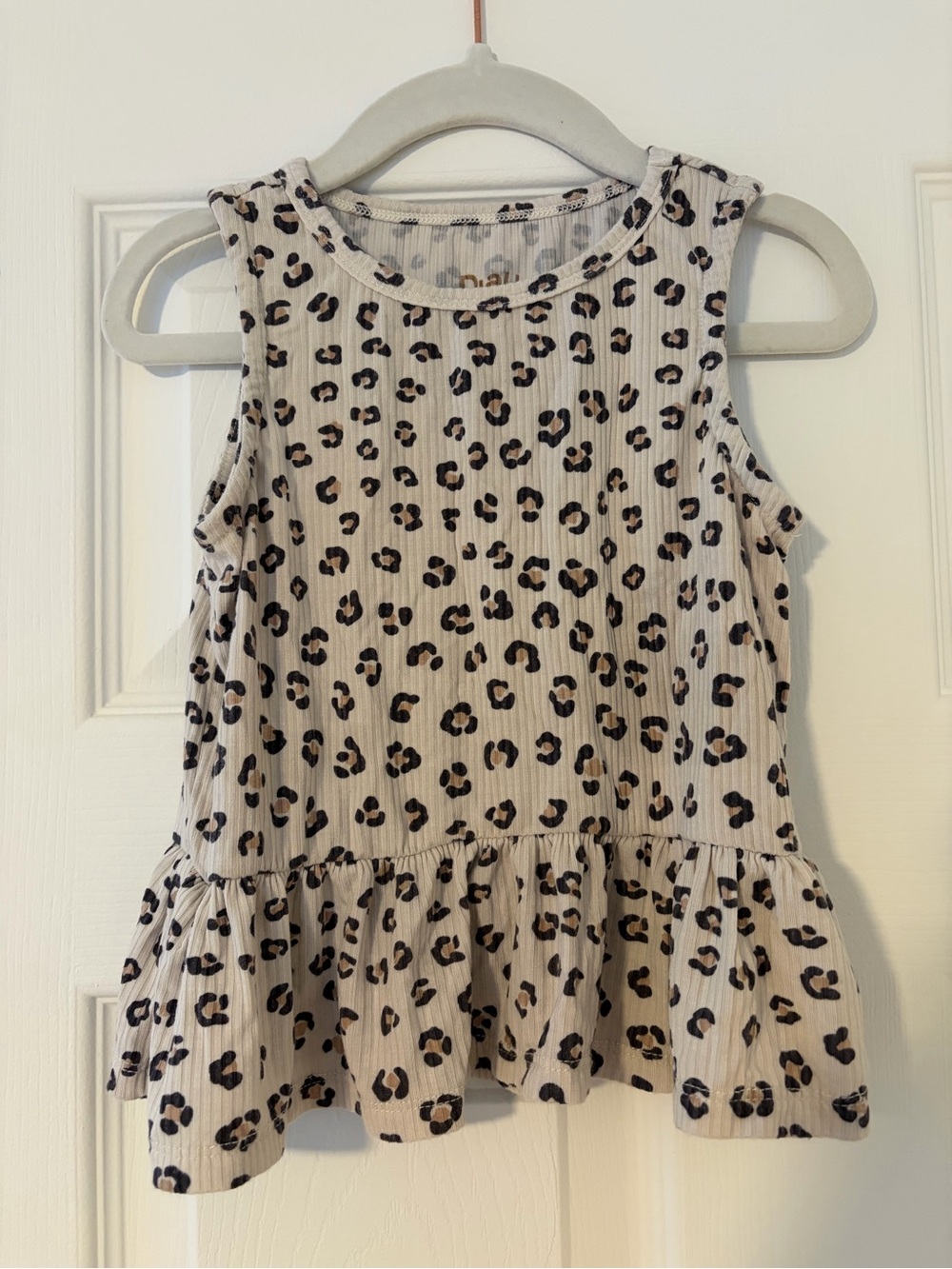 Little Sleepies peplum top - 3T